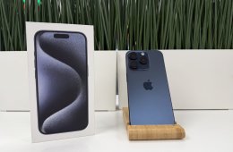 ✨ iPhone 15 Pro 256 GB – Blue Titanium (Kék titán) ✨