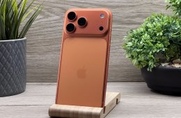 Hibátlan 17 iPhone Pro Max Cosmic Orange 256GB E-sim 2 ÉV Garanciával 100%
