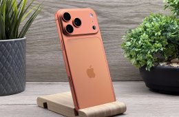 Hibátlan 17 iPhone Pro Max Cosmic Orange 256GB E-sim 2 ÉV Garanciával 100%