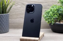 Hibátlan iPhone 16 Pro Max Black Titanium 512GB 2 ÉV Garanciával 93%