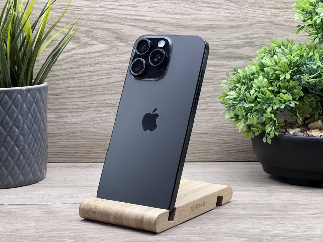 Hibátlan iPhone 16 Pro Max Black Titanium 512GB 2 ÉV Garanciával 93%