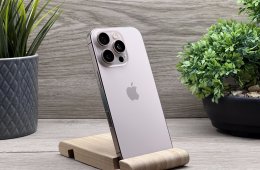 Hibátlan iPhone 16 Pro Desert Titanium 128GB 2 ÉV Garanciával 96%