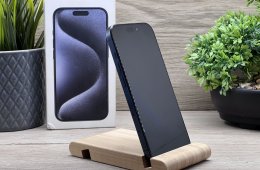 iPhone 15 Pro Blue Titanium 128GB 2 ÉV Garanciával 100%