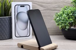 iPhone 15 Black 128GB 2 ÉV Garanciával 90%