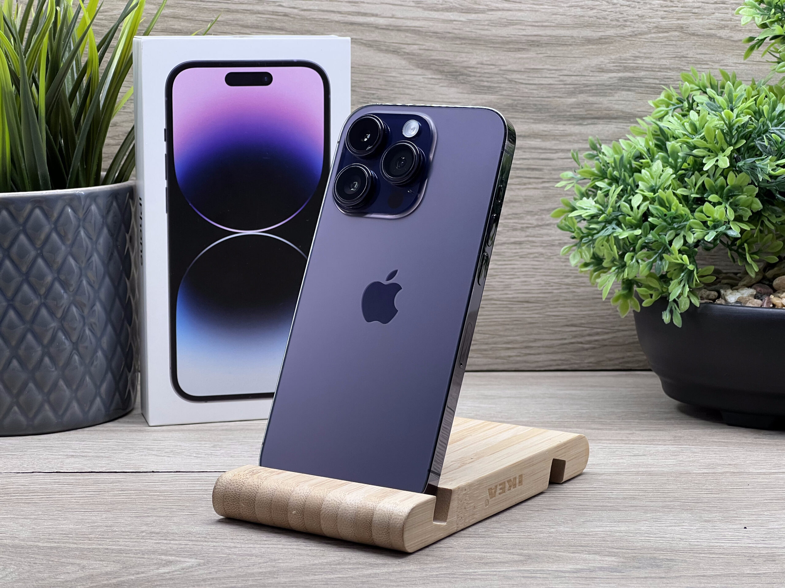 Hibátlan iPhone 14 Pro Deep Purple 128GB 2 ÉV Garanciával 100%