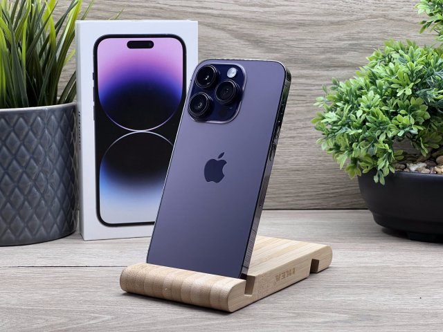 Hibátlan iPhone 14 Pro Deep Purple 128GB 2 ÉV Garanciával 100%