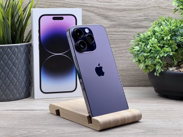 Hibátlan iPhone 14 Pro Deep Purple 128GB 2 ÉV Garanciával 100%