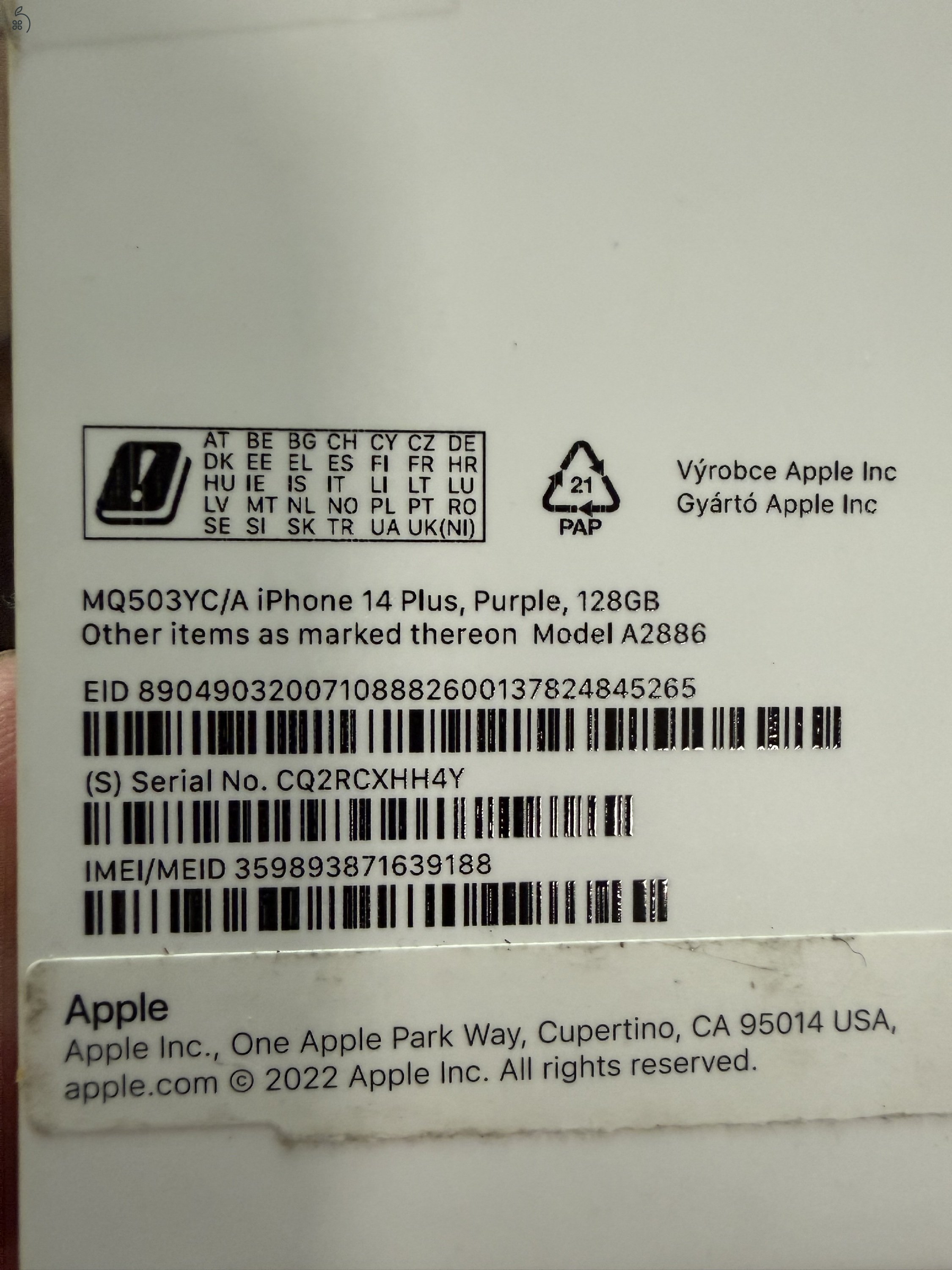 iPhone 14 Plus 128GB