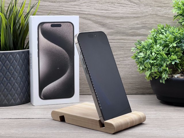 Hibátlan iPhone 15 Pro Natural Titanium 256GB 2 ÉV Garanciával 93%