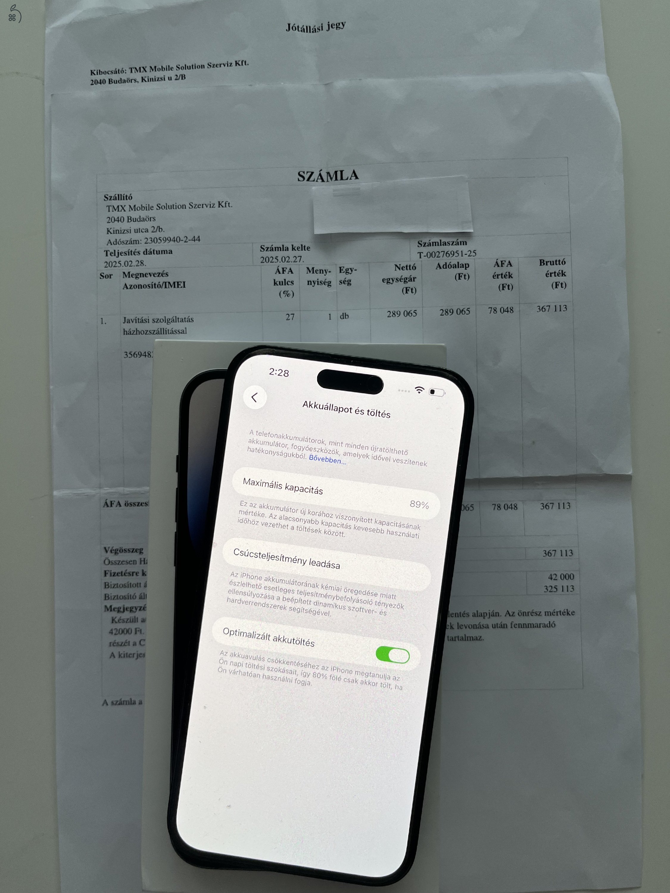 iPhone 14 Pro Max 128GB Karcmentes!