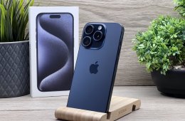 iPhone 15 Pro Blue Titanium 128GB 2 ÉV Garanciával 93%