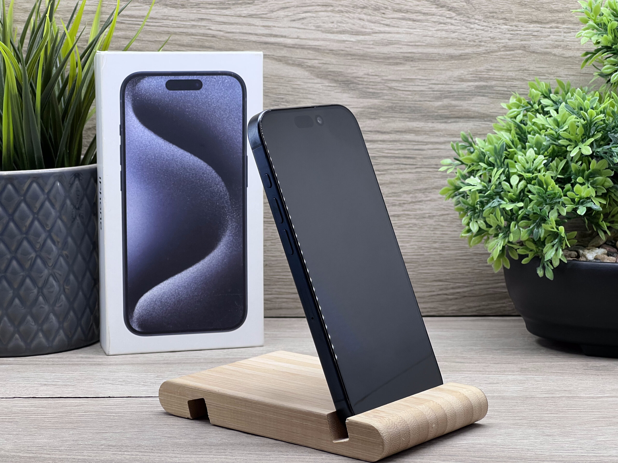iPhone 15 Pro Blue Titanium 128GB 2 ÉV Garanciával 93%