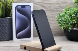 iPhone 15 Pro Blue Titanium 128GB 2 ÉV Garanciával 93%