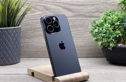 iPhone 15 Pro Black Titanium 128GB 2 ÉV Garanciával 93%