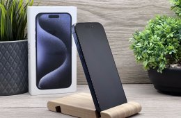 iPhone 15 pro Blue Titanium 128GB 2 ÉV Garanciával 100%