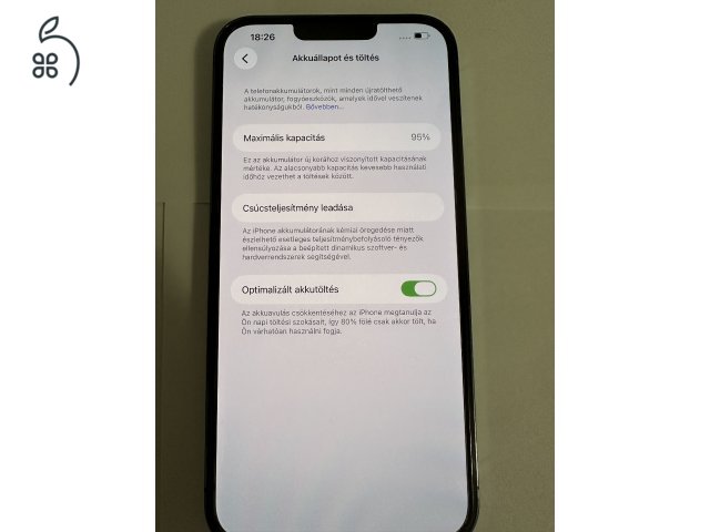 iPhone 13 Pro Max 128GB Sierra Blue 95% Akku Face ID hibás