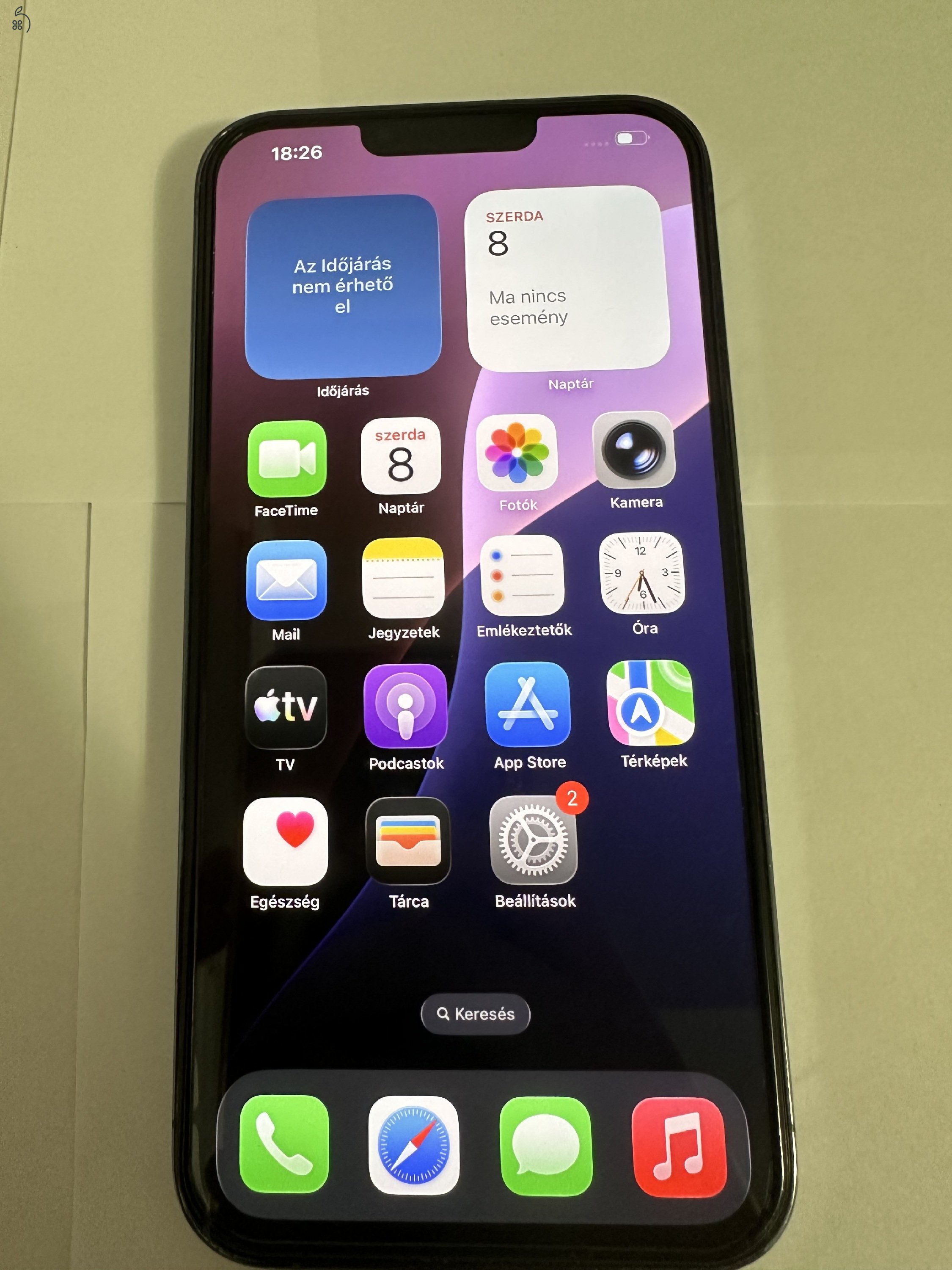 iPhone 13 Pro Max 128GB Sierra Blue 95% Akku Face ID hibás