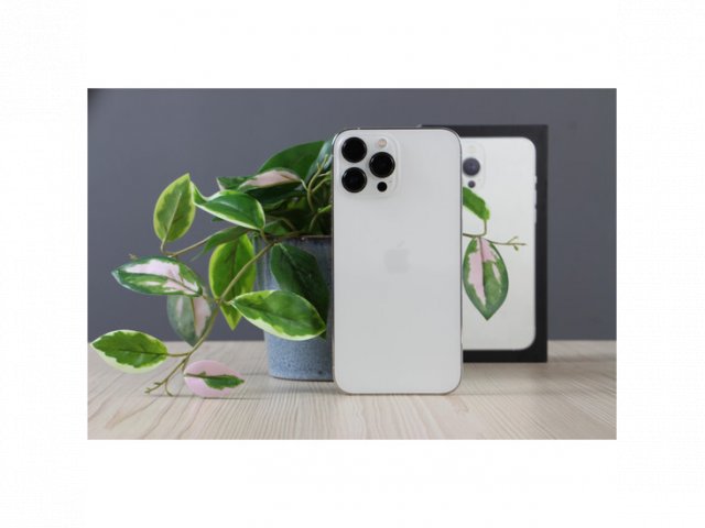 Használt Apple iPhone 13 Pro Max 128GB Silver C+ US-7105