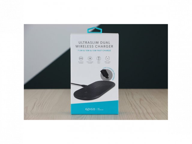 Használt Epico Ultraslim DUAL wireless charger US-2702