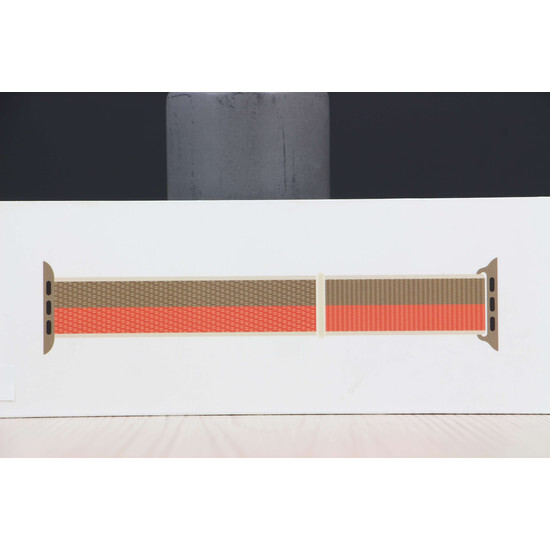 Újszerú Apple Watch 45mm Pink Pomelo/ Tan Sport Loop US-5756