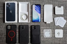 iPhone 13 Midnight (éjfekete) 128 GB kártyafüggetlen + Ajándék tokok