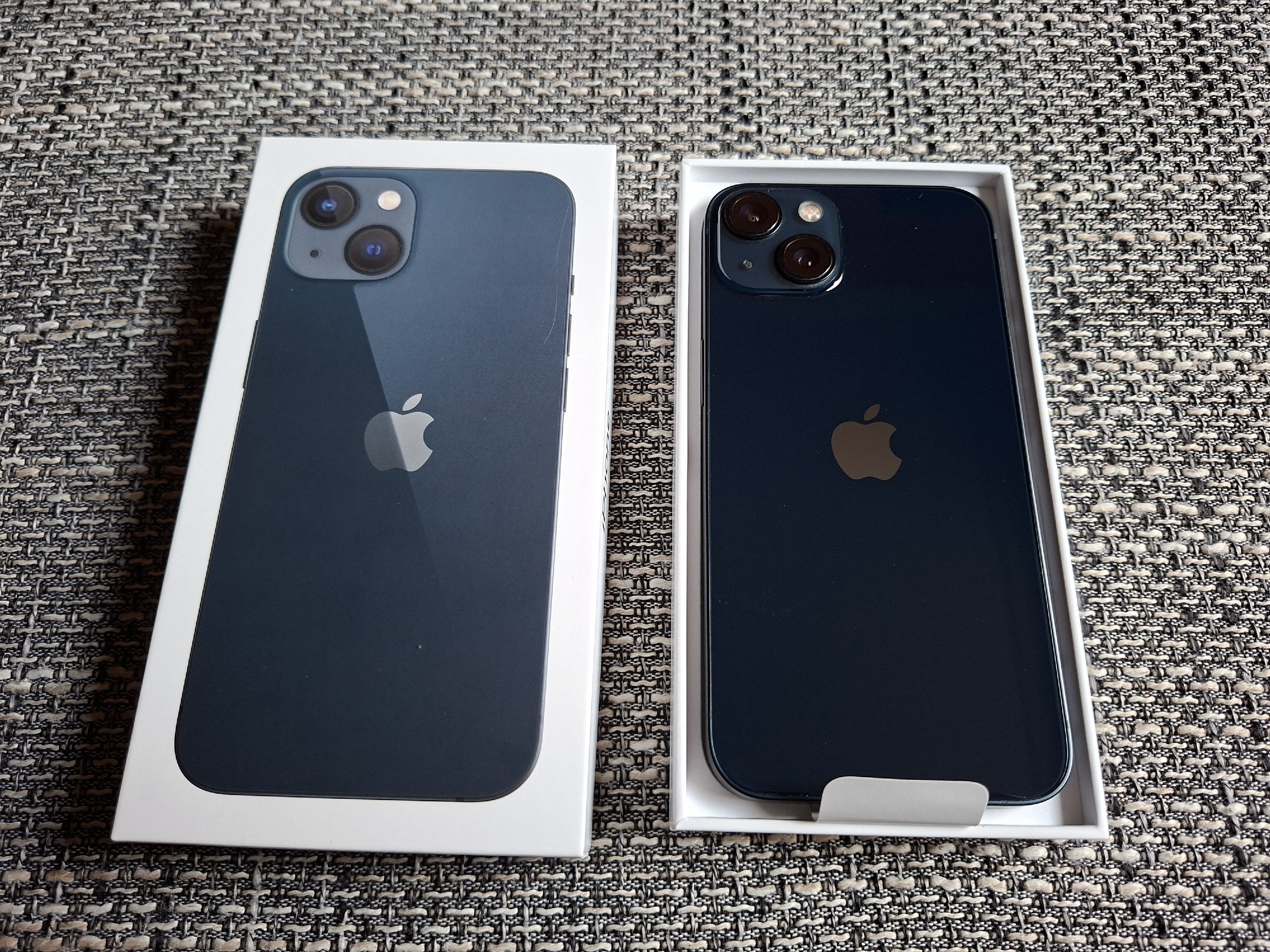 iPhone 13 Midnight (éjfekete) 128 GB kártyafüggetlen + Ajándék tokok