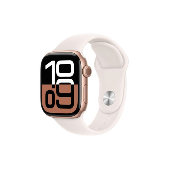 Apple Watch S10 GPS 46mm Rose Gold Alu Case with Light Blush Sport Band - S/M
