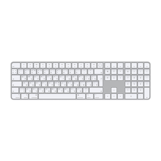 Új Magic Keyboard RUS Layout Numpad Touch ID