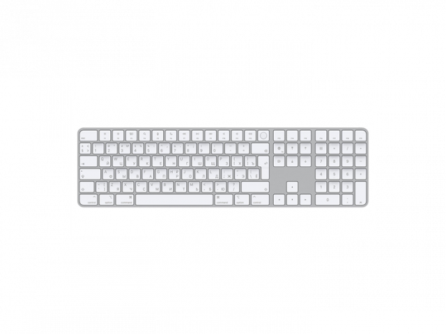 Új Magic Keyboard RUS Layout Numpad Touch ID