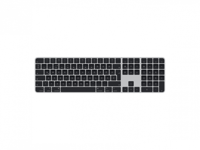 Apple Magic Keyboard (2022) w Touch ID and Numeric Keypad - Black Keys - Hungarian