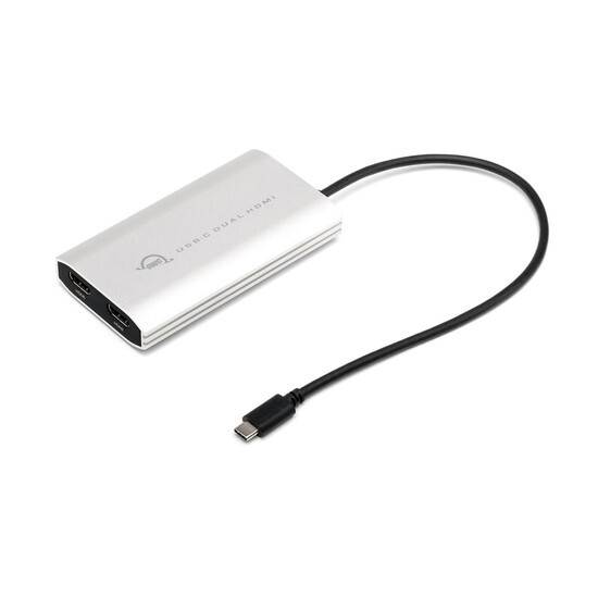 OWC USB-C Dual HDMI 4K Display Adapter with DisplayLink