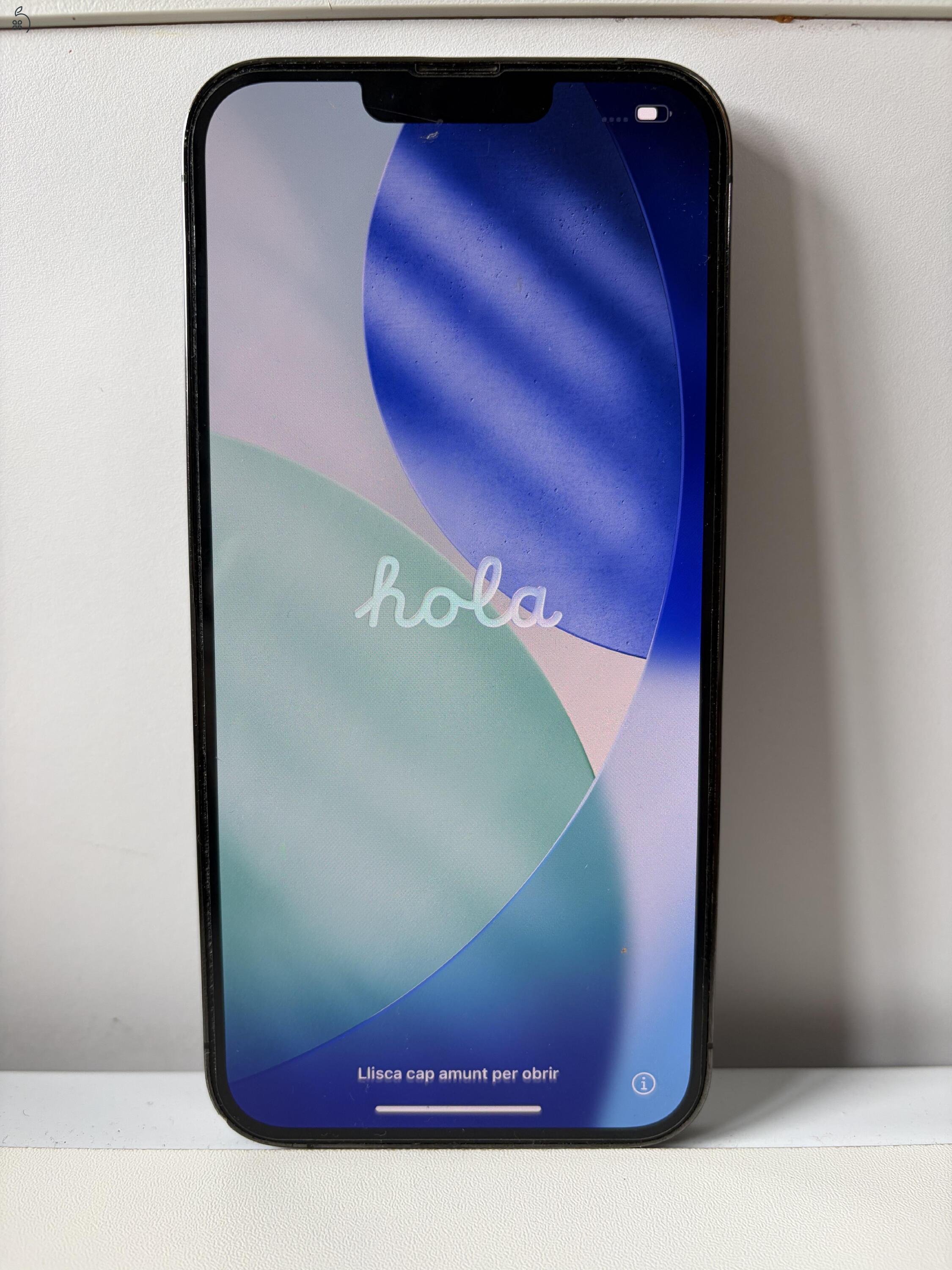 iPhone 13 Pro Max 256GB Graphite 78% Akku Független Kamera hibás 