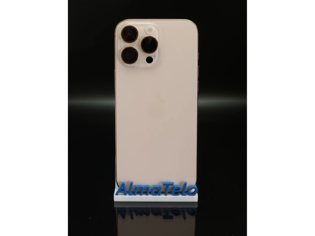 Apple iPhone 16 Pro Max 256 GB Desert Titanium 100% akku - 12 HÓ GARANCIA