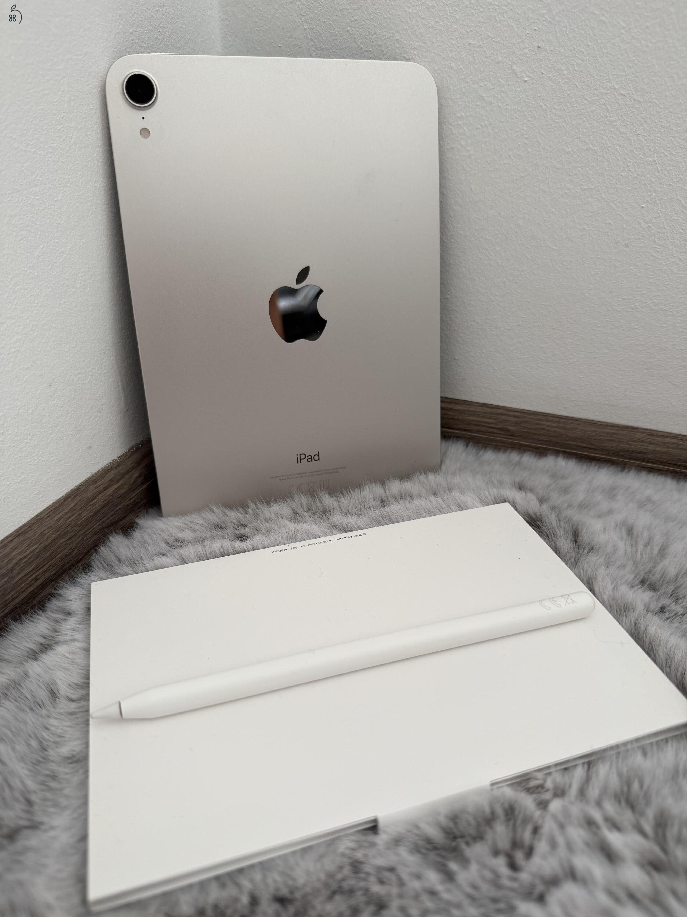 Apple iPad Mini 6. Generáció 256GB Wifi Space Gray + Apple Pencil 2