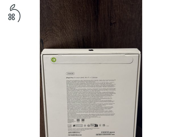 ÚJ, bontatlan iPad PRO 11” M4 CHIP 256GB WIFI + 5G Cellular  sim space black