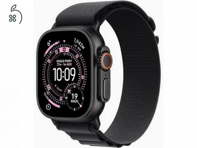 Apple Watch Ultra 3 (Fekete Titán, L-es Alpesi + plusz Oceán szíj) – 3 év iCentre garancia (2026. május)
