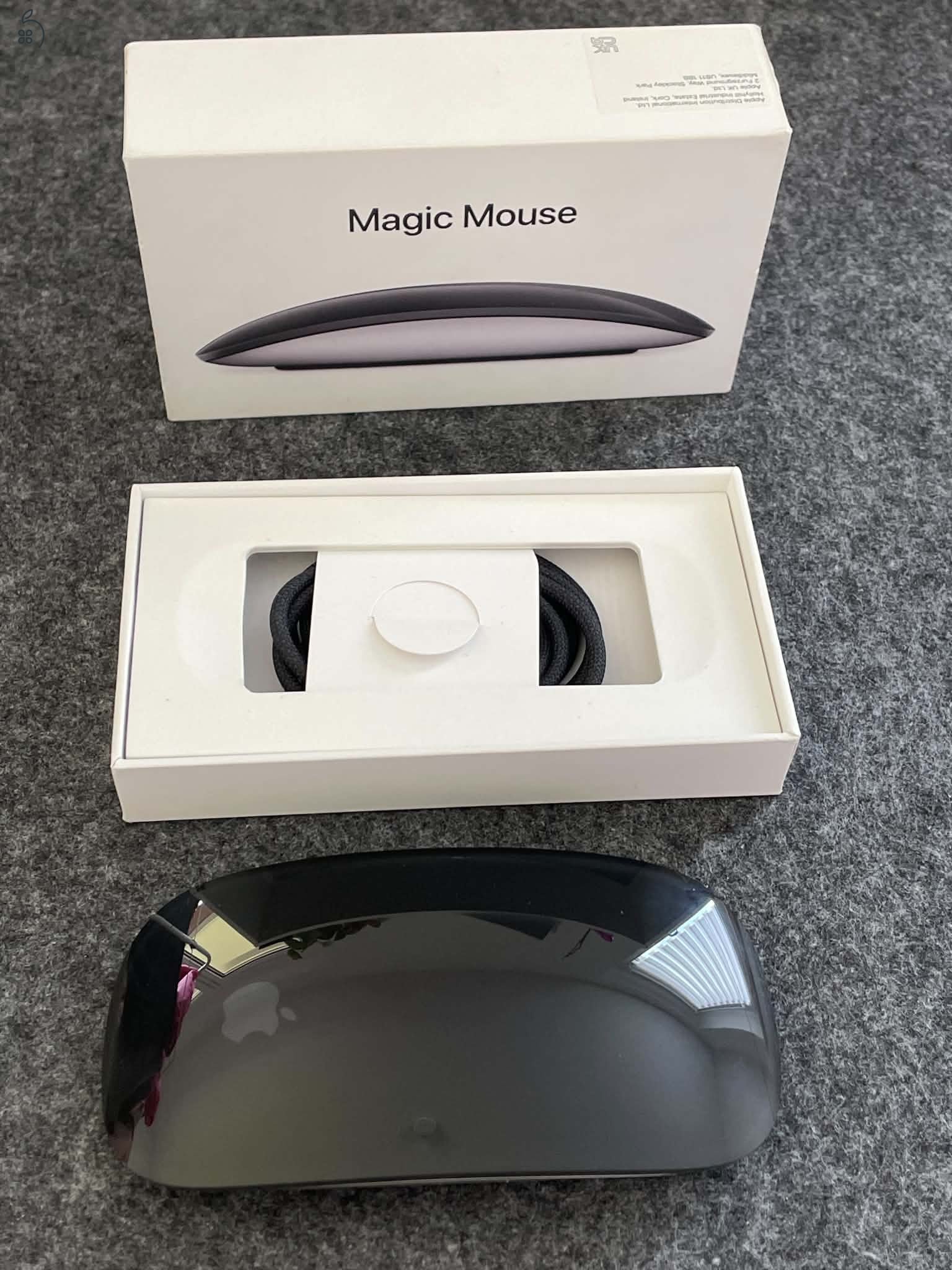Eladó Apple Magic Mouse Black (USB-C) 2024/7 – hibátlan állapot!