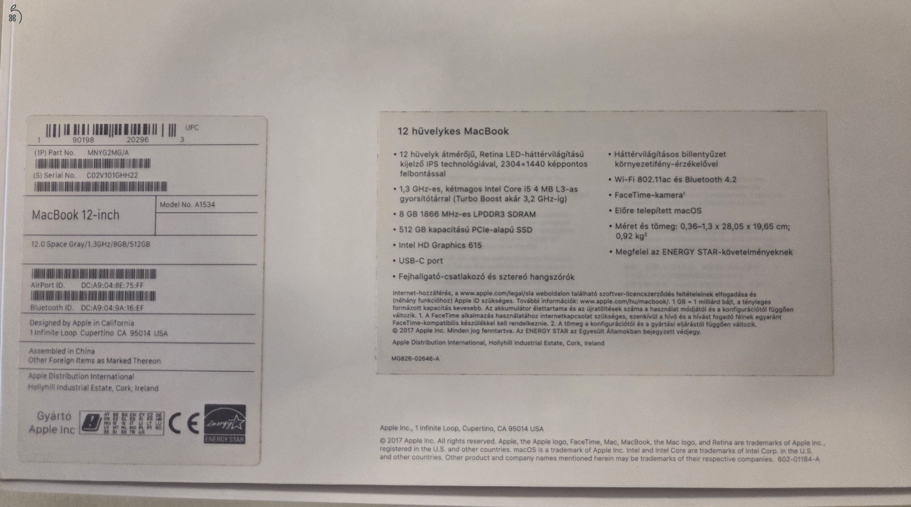Apple MacBook Retina 12