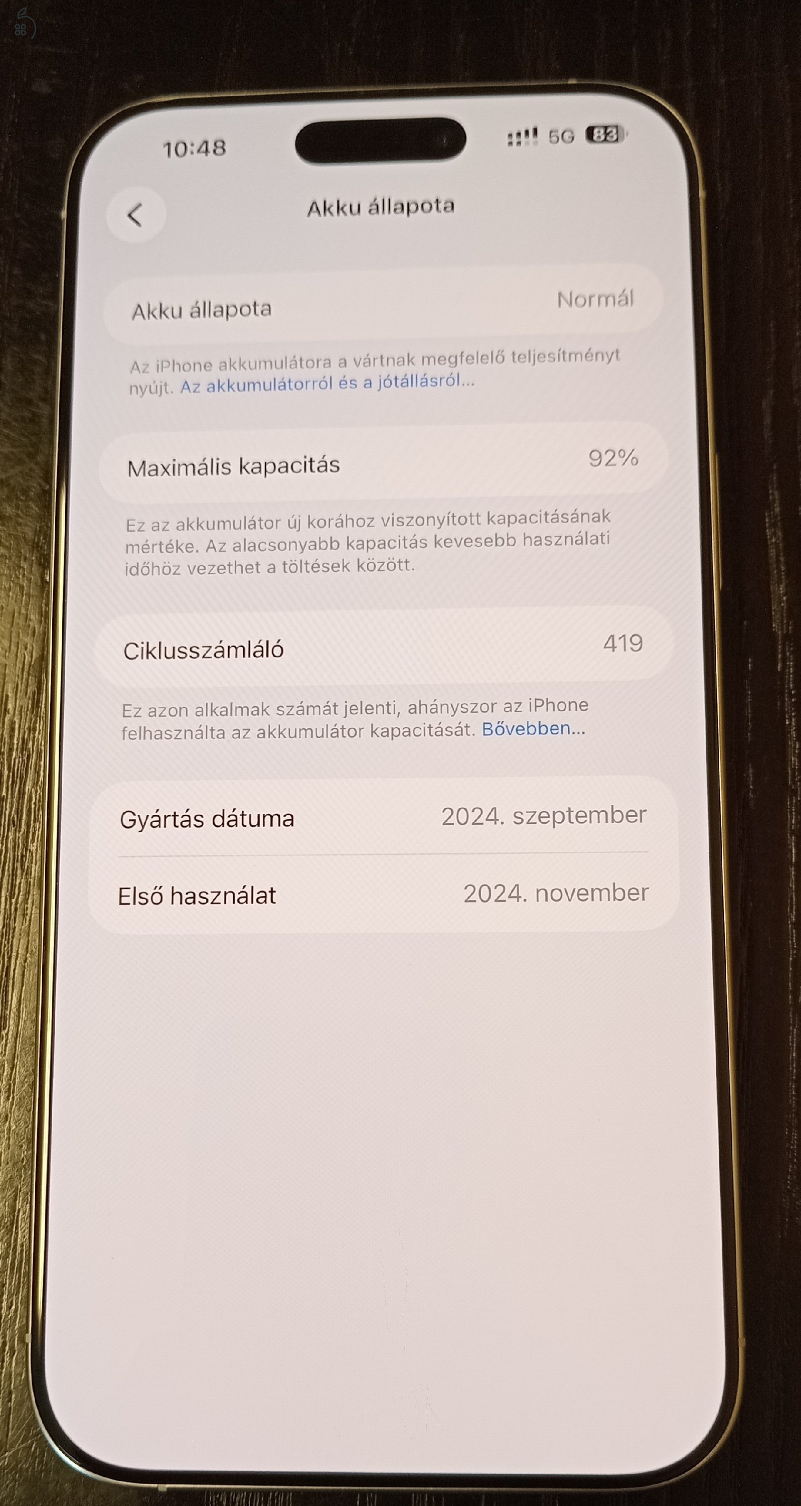 iPhone 16 Pro Max 256GB - White