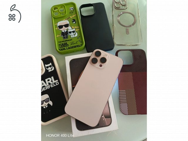 Eladó iPhone 16 Pro Max (256GB) – Karcmentes, makulátlan állapot + rengeteg extra!
