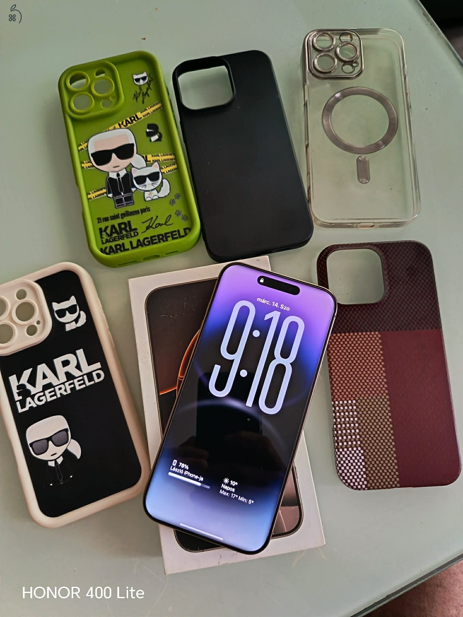 Eladó iPhone 16 Pro Max (256GB) – Karcmentes, makulátlan állapot + rengeteg extra!