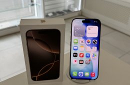 iPhone 16 Pro 256GB Független Mint Az Új/1 hónap gar./Akku 90%/p4949