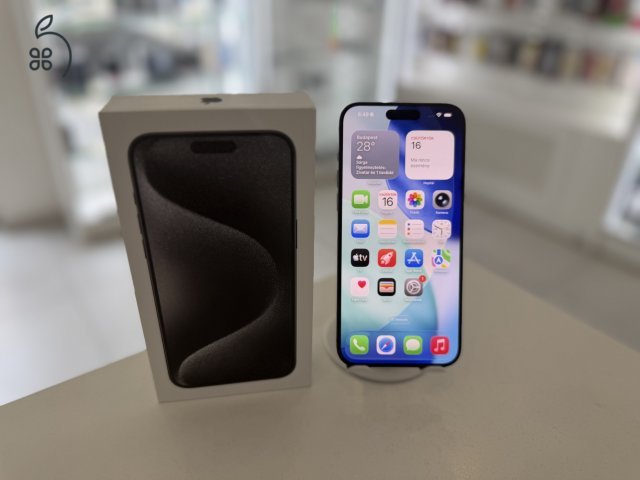 iPhone 15 Pro Max 256GB Független Újszerű/1 hónap gar./Akku 86%/p4950