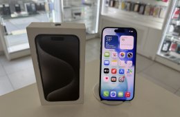 iPhone 15 Pro 128GB Független Megkímélt/1 hónap gar./Akku 83%/p4952