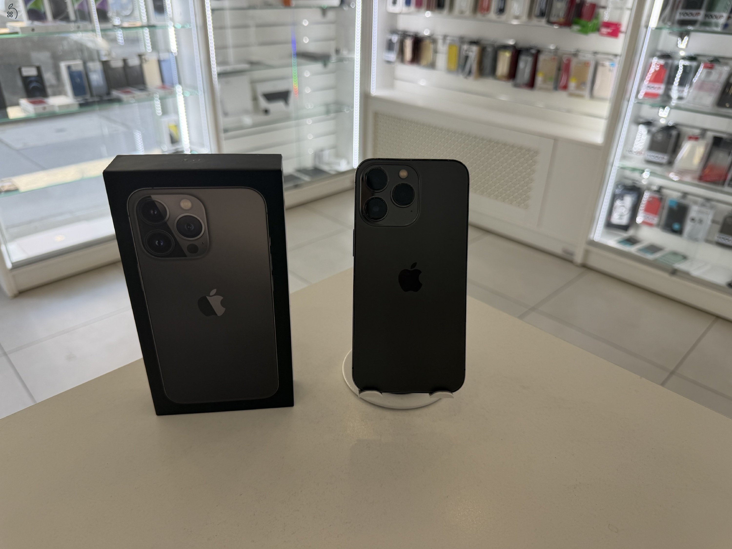 iPhone 13 Pro 128GB Független Újszerű/1 hónap gar./Új 100% Gyári Akku/