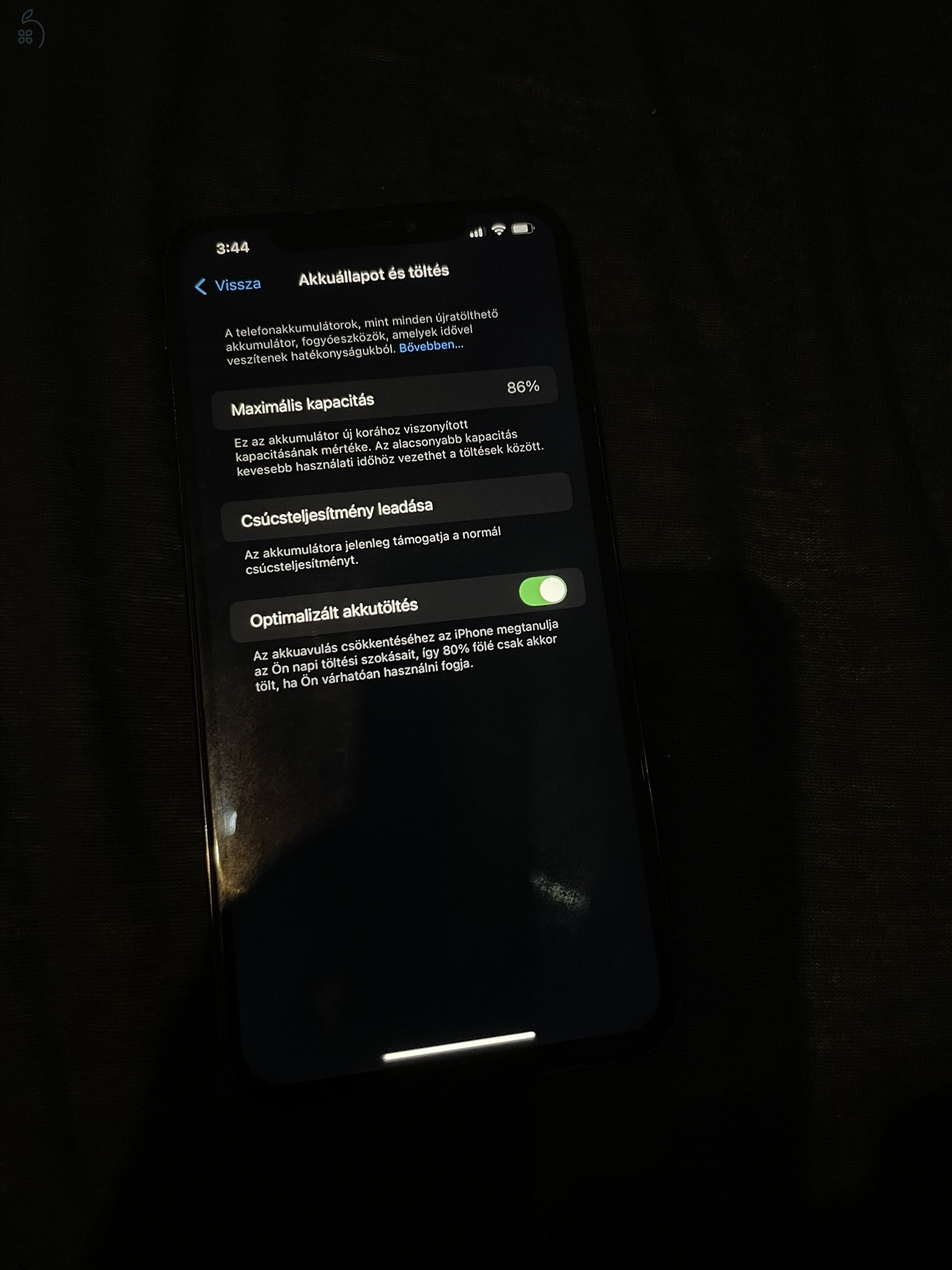 AKI KAPJA! iPhone Xs Max Fekete 