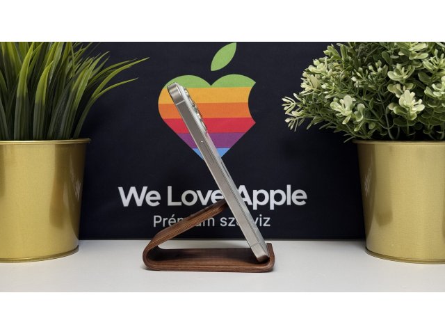 iPhone 15 Pro 128GB, Fehér Titán, Független, Számla, 2 Év Garancia, 100%