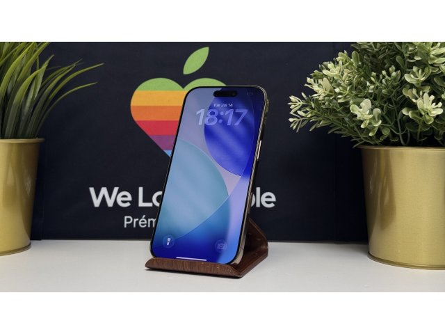 iPhone 16 Pro 256GB, Sivatagszínű Titán, Független, Számla, 2 Év Garancia, 100%