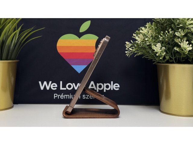 iPhone 16 Pro 256GB, Sivatagszínű Titán, Független, Számla, 2 Év Garancia, 100%