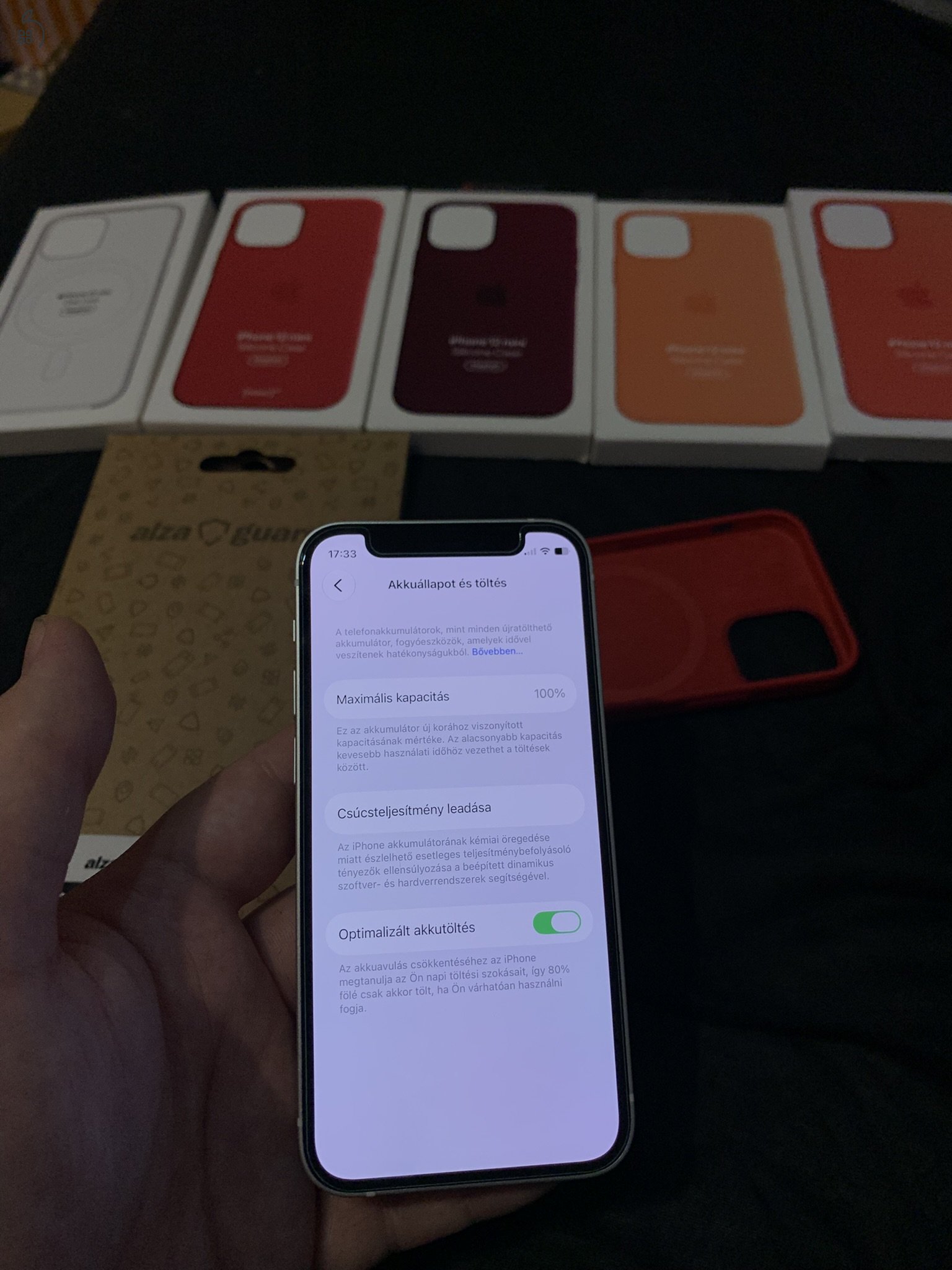 iPhone 12 Mini 100% akku, Makulátlan mikrokarcmentes!